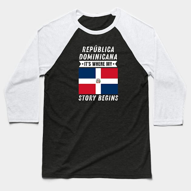 Republica Dominicana Baseball T-Shirt by footballomatic